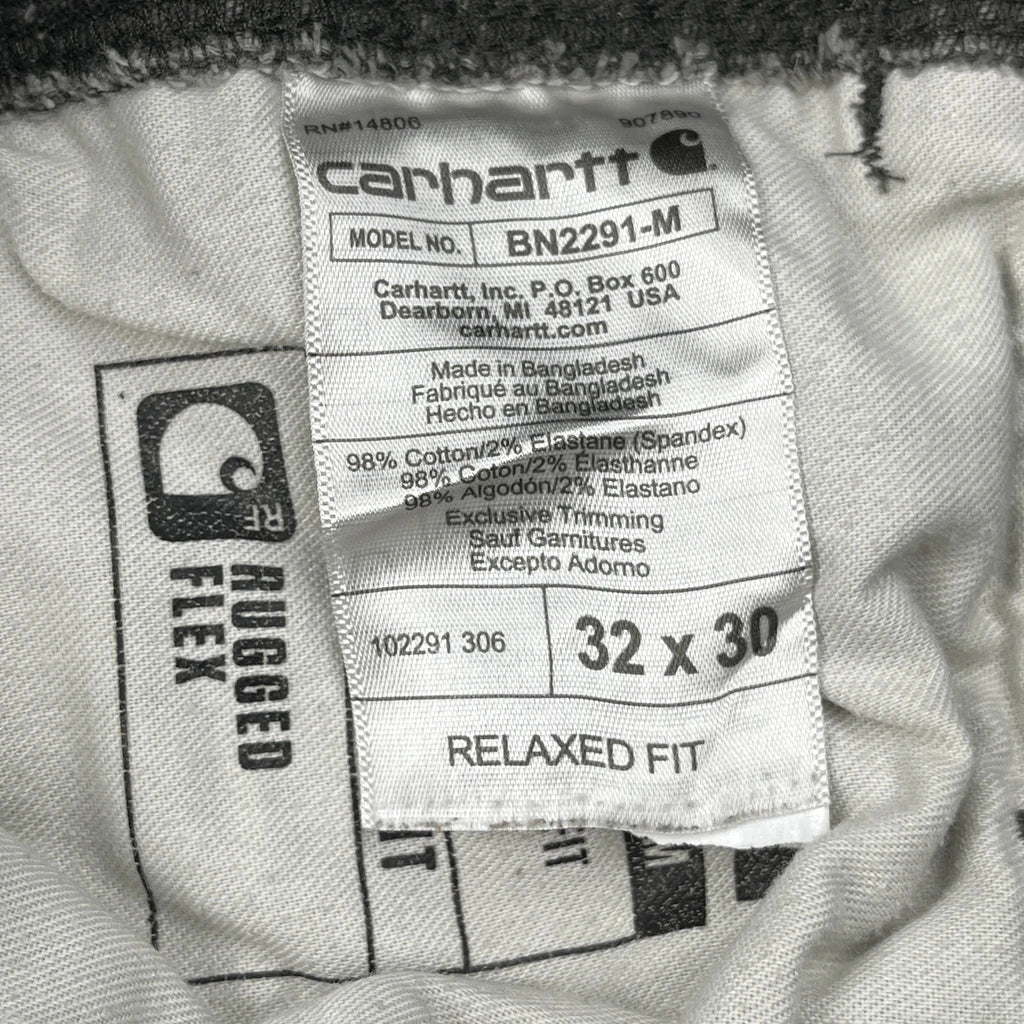 Carhartt Carpenter Trousers - 30W 28L Grey Cotton - Image 6