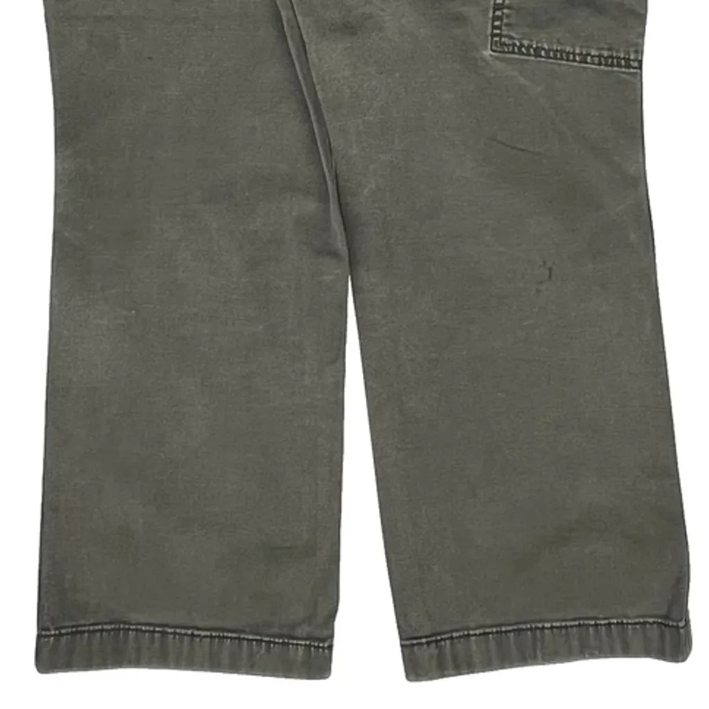 Carhartt Carpenter Trousers - 30W 28L Grey Cotton - Image 8