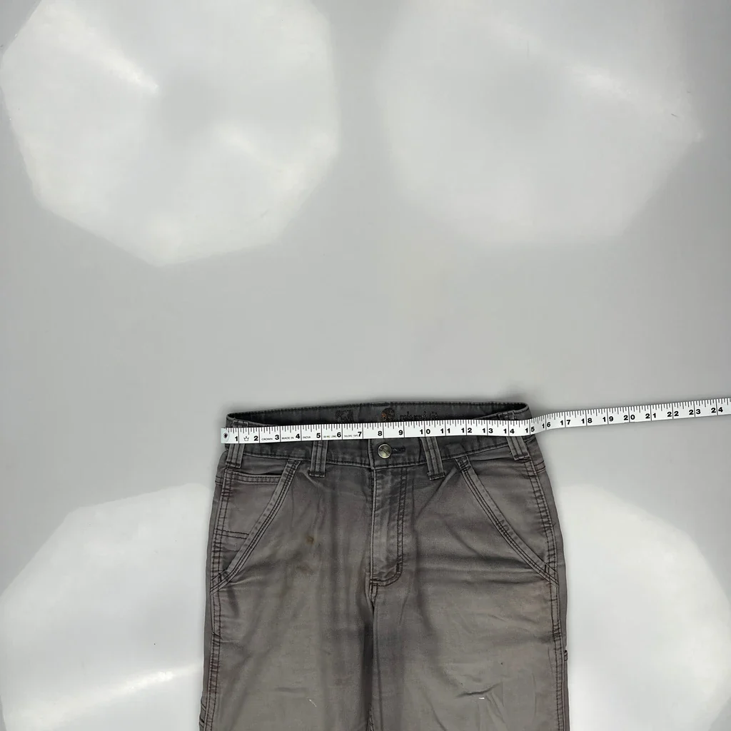 Carhartt Carpenter Trousers - 30W 30L Grey Cotton - Image 3