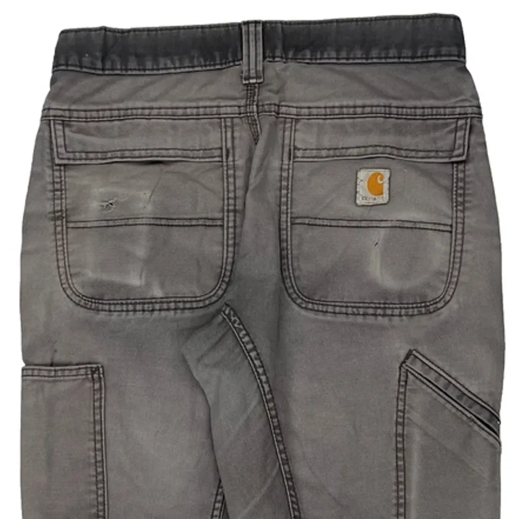 Carhartt Carpenter Trousers - 30W 30L Grey Cotton - Image 8