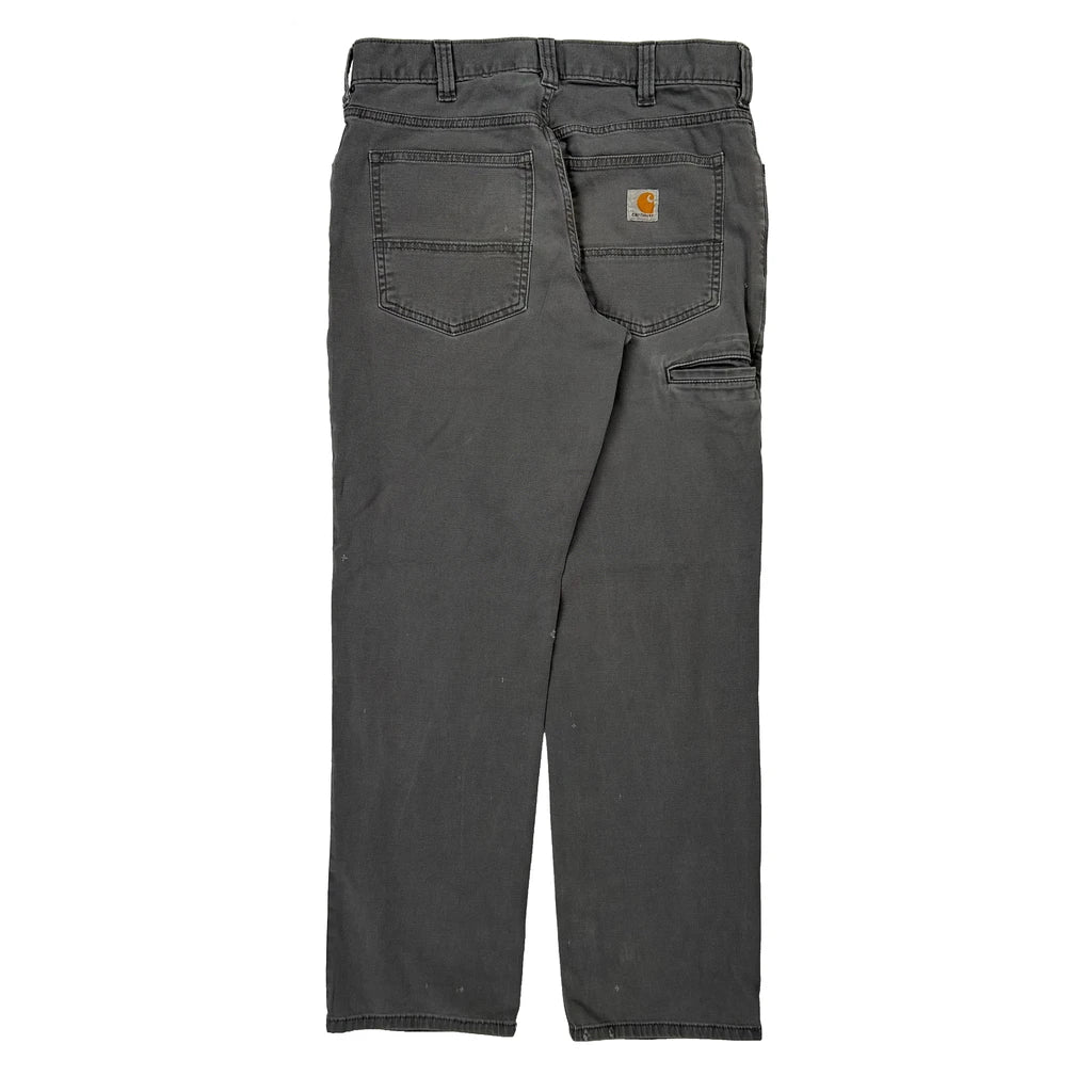 Carhartt Carpenter Trousers - 30W 30L Grey Cotton