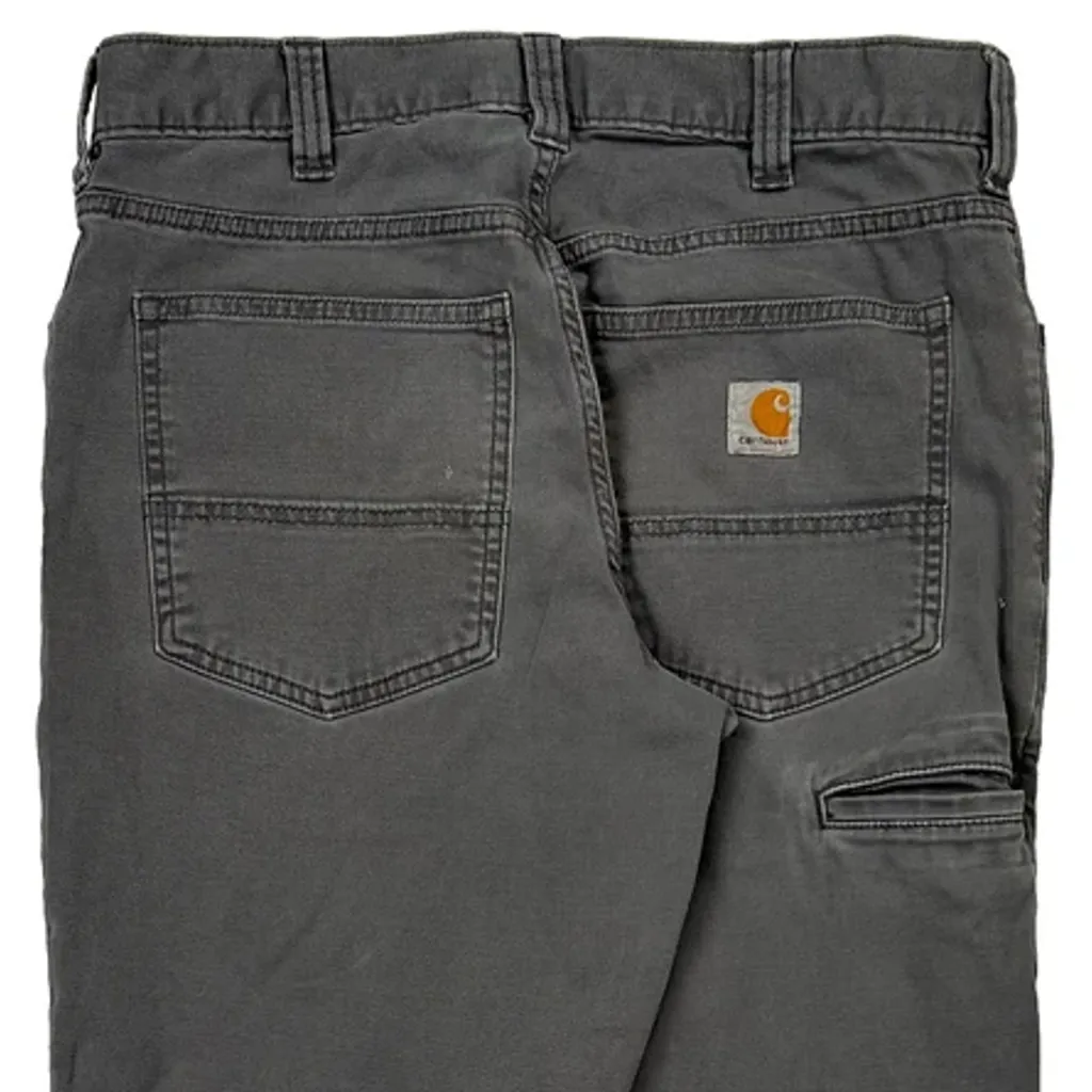 Carhartt Carpenter Trousers - 30W 30L Grey Cotton - Image 6