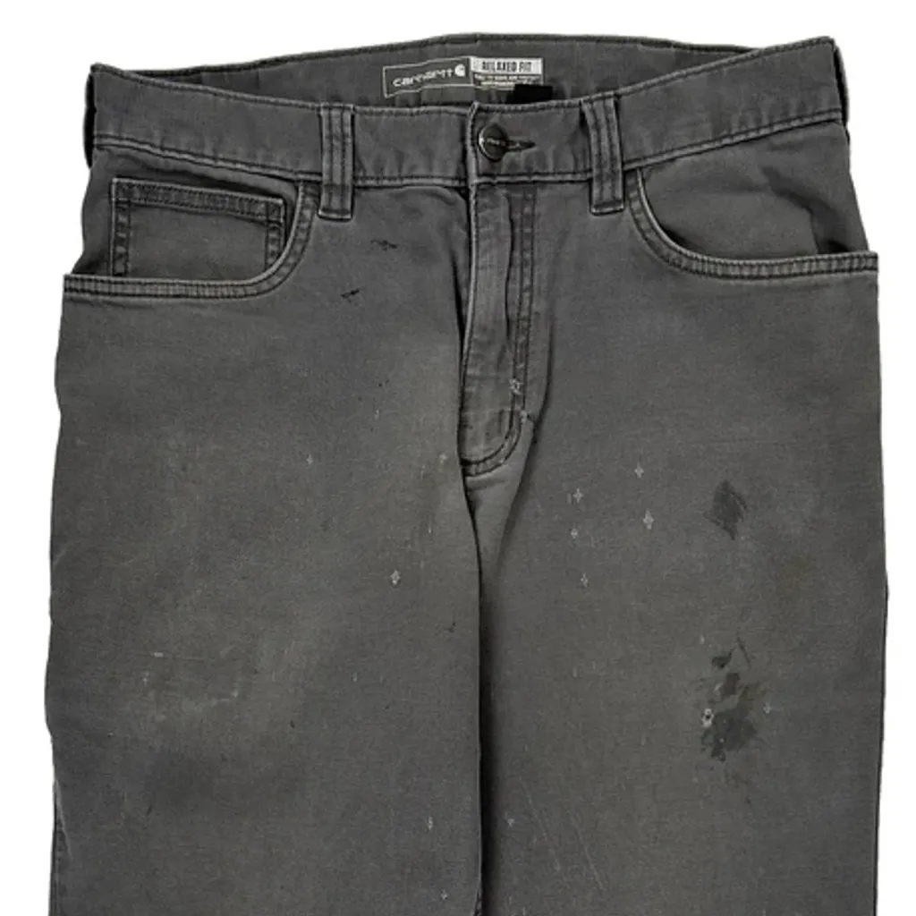 Carhartt Carpenter Trousers - 30W 30L Grey Cotton - Image 9