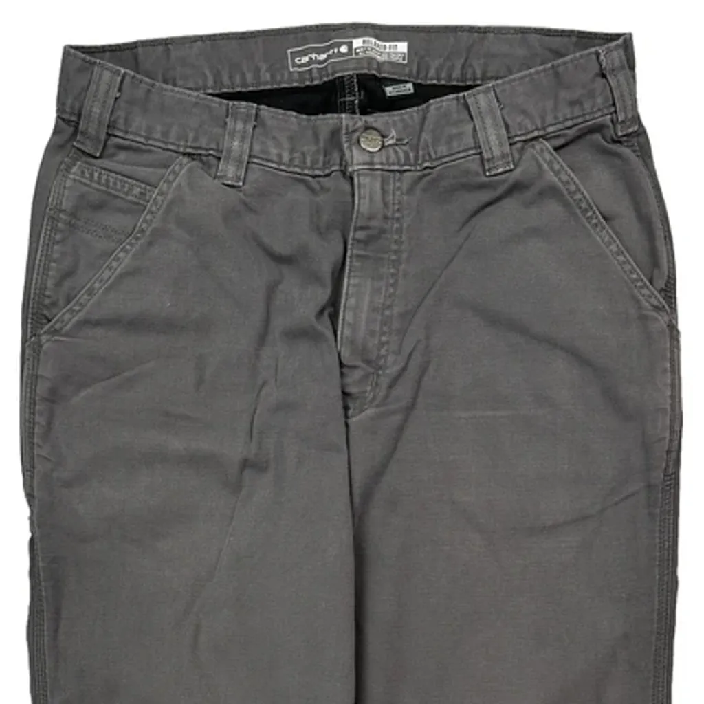 Carhartt Carpenter Trousers - 31W 32L Grey Cotton - Image 10
