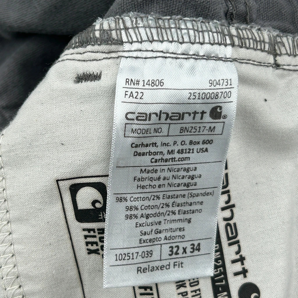 Carhartt Carpenter Trousers - 31W 31L Grey Cotton - Image 6