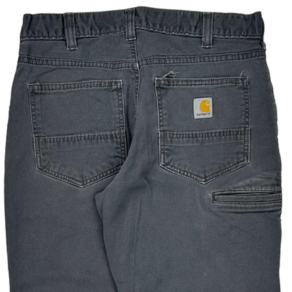 Carhartt Carpenter Trousers - 31W 31L Grey Cotton - Image 7