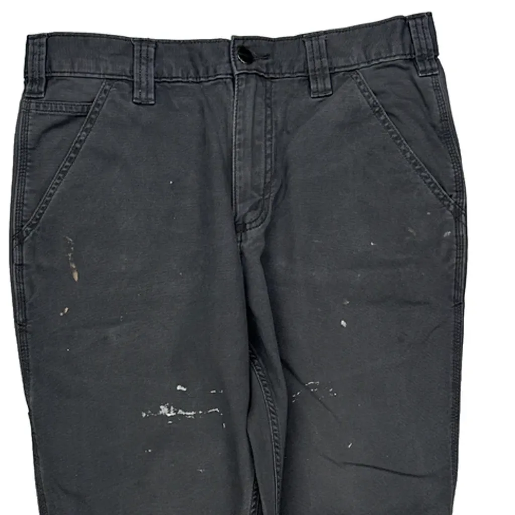 Carhartt Carpenter Trousers - 31W 29L Grey Cotton - Image 10