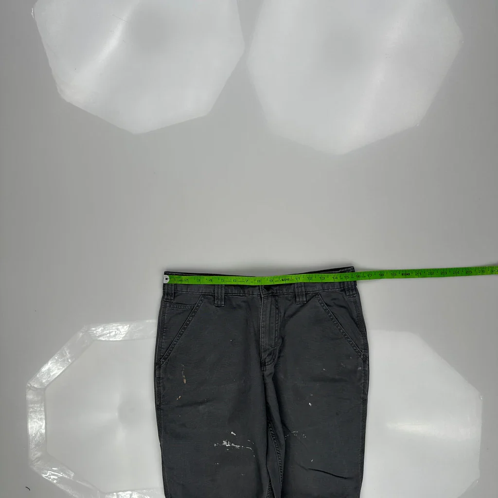 Carhartt Carpenter Trousers - 31W 29L Grey Cotton - Image 3