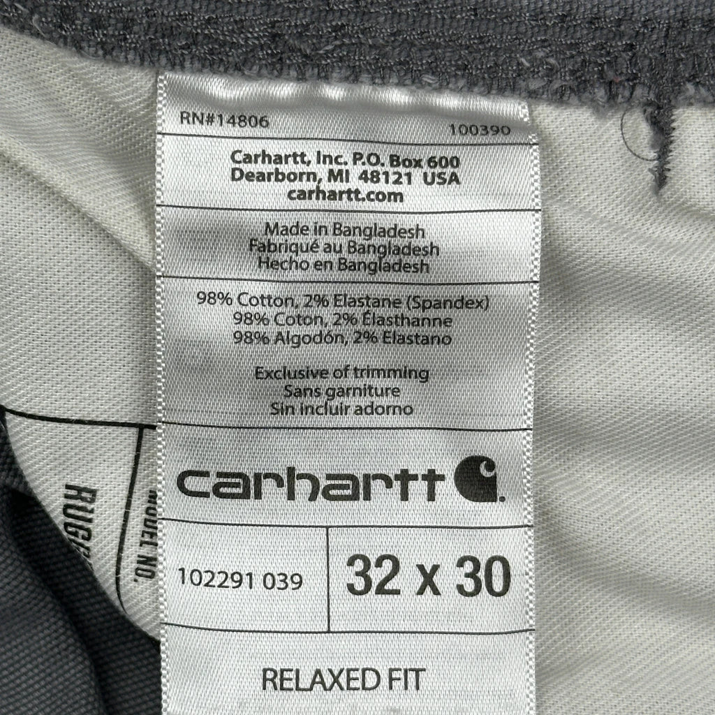 Carhartt Carpenter Trousers - 31W 29L Grey Cotton - Image 6