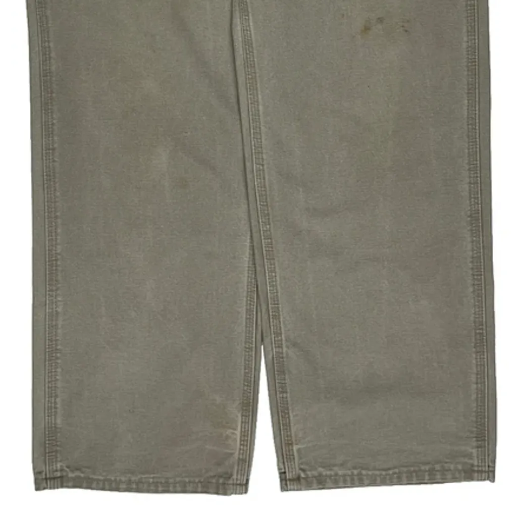 Carhartt Carpenter Trousers - 31W 36L Grey Cotton - Image 10