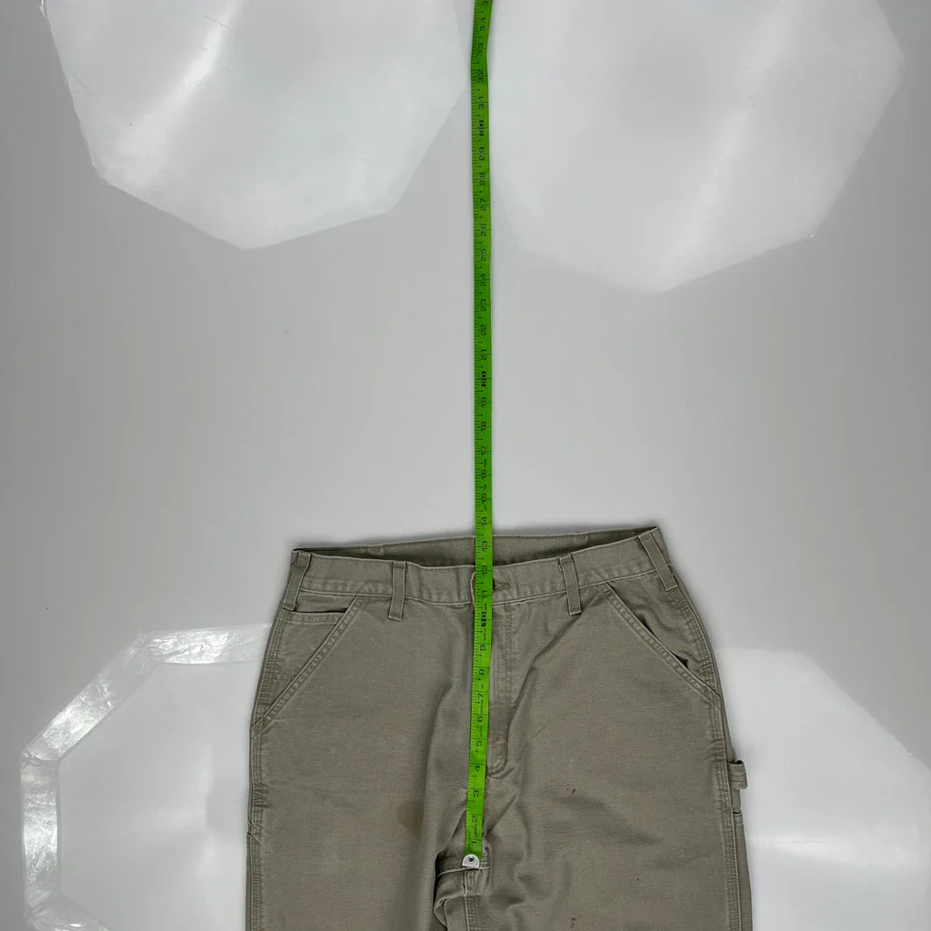 Carhartt Carpenter Trousers - 31W 36L Grey Cotton - Image 4