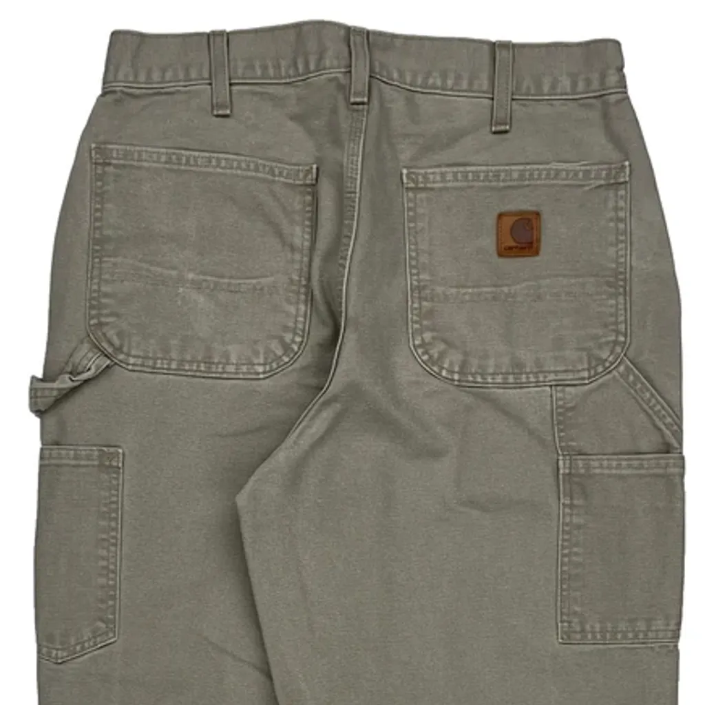 Carhartt Carpenter Trousers - 31W 36L Grey Cotton - Image 8
