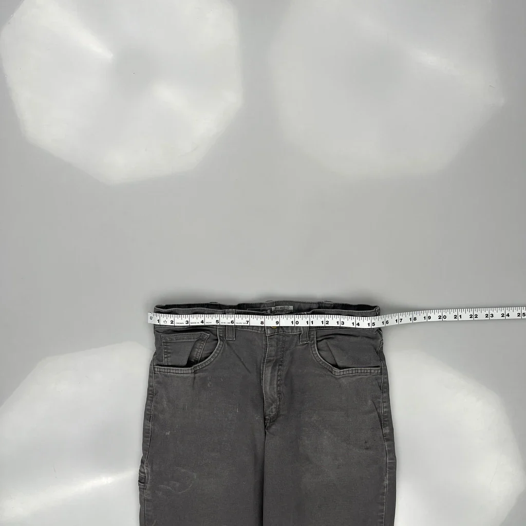 Carhartt Carpenter Trousers - 31W 30L Grey Cotton - Image 3
