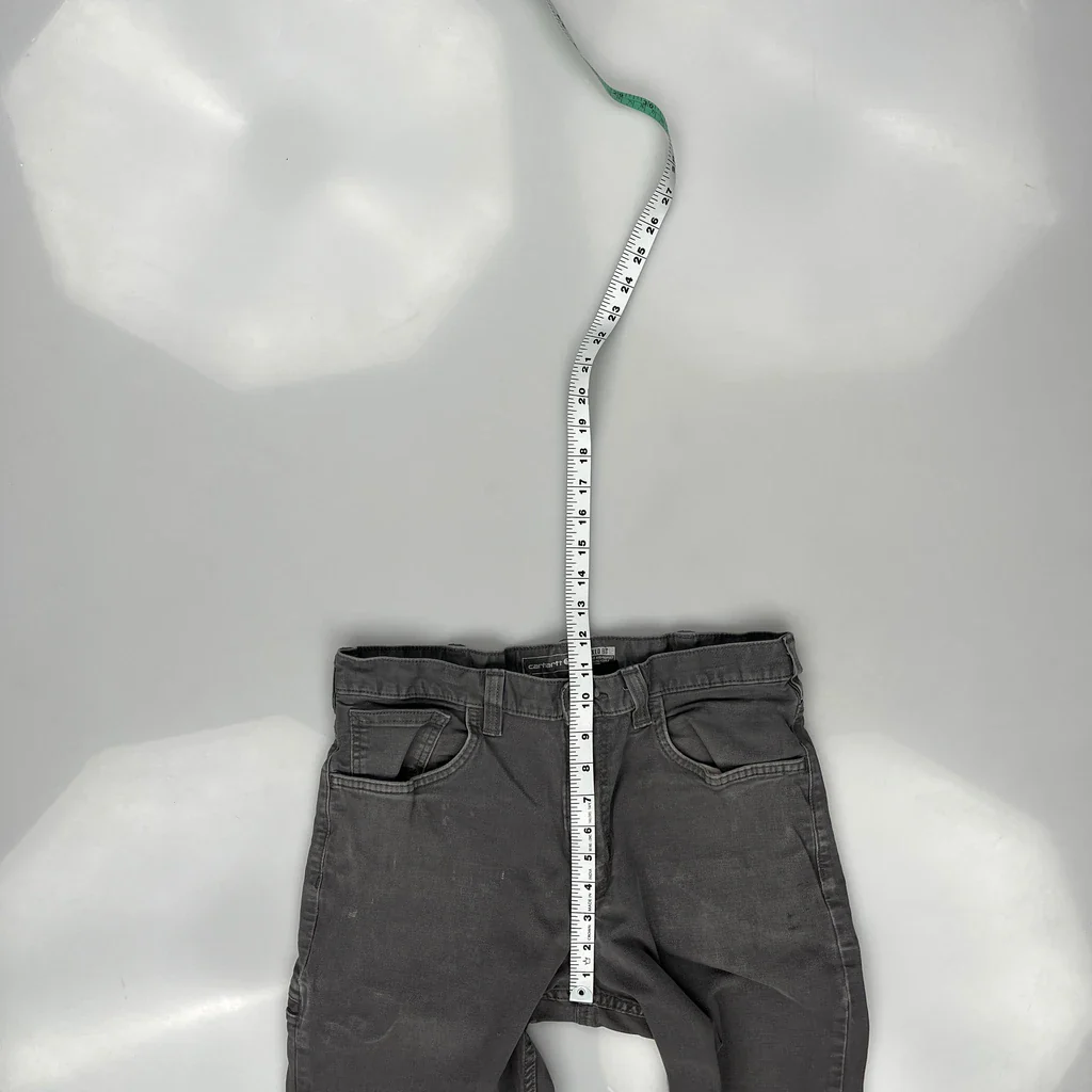 Carhartt Carpenter Trousers - 31W 30L Grey Cotton - Image 4