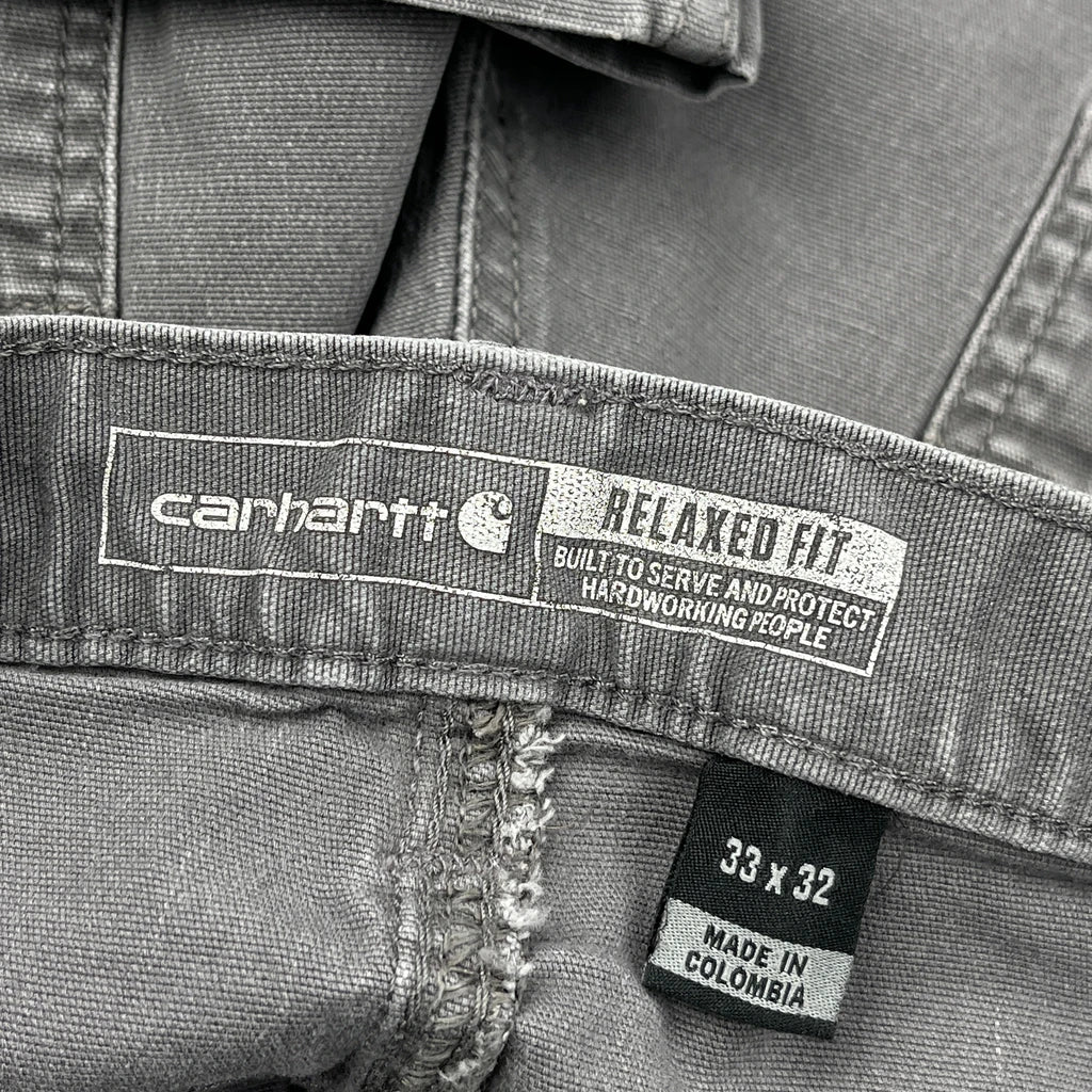 Carhartt Carpenter Trousers - 31W 30L Grey Cotton - Image 6