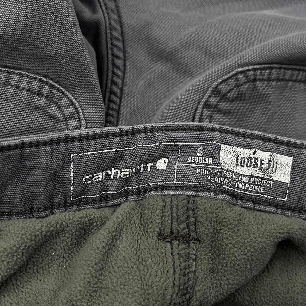 Carhartt Carpenter Trousers - 31W 30L Grey Cotton - Image 6