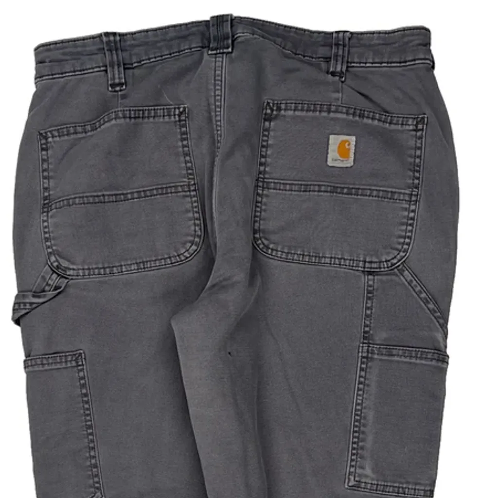Carhartt Carpenter Trousers - 31W 30L Grey Cotton - Image 8