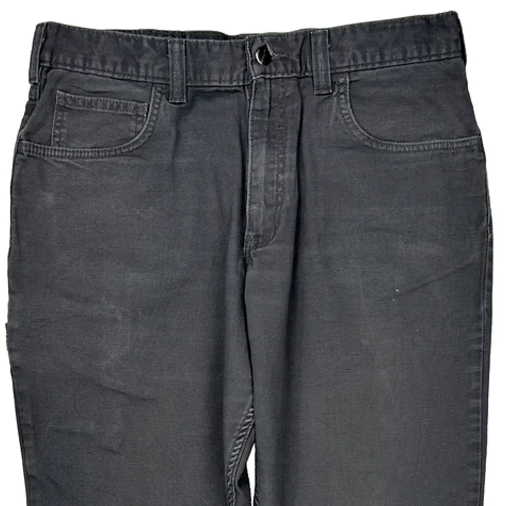 Carhartt Carpenter Trousers - 32W 30L Grey Cotton - Image 9