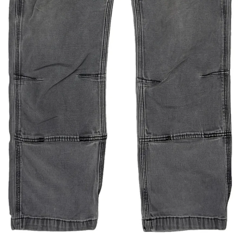 Carhartt Double Knee Carpenter Trousers - 32W 29L Grey Cotton - Image 10