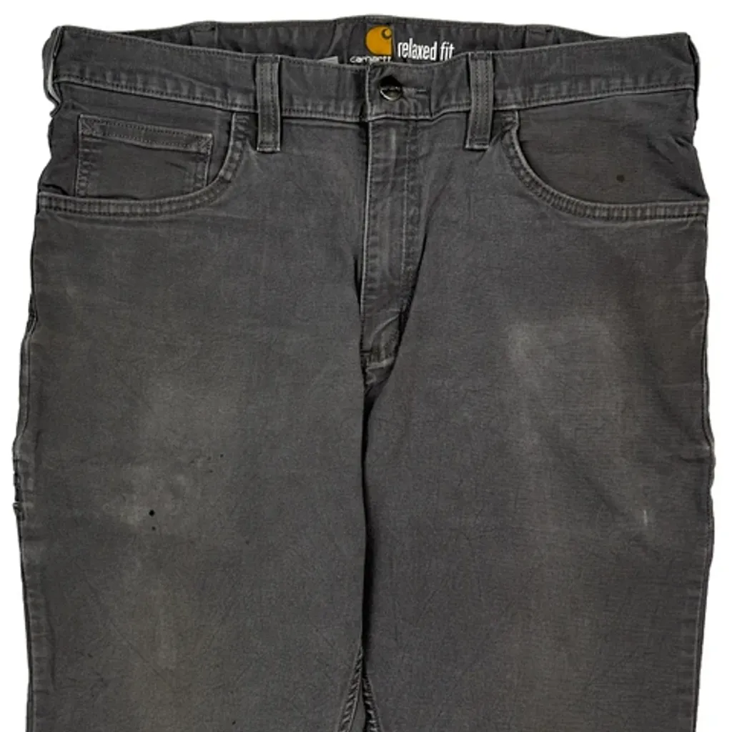 Carhartt Carpenter Trousers - 32W 29L Grey Cotton - Image 9