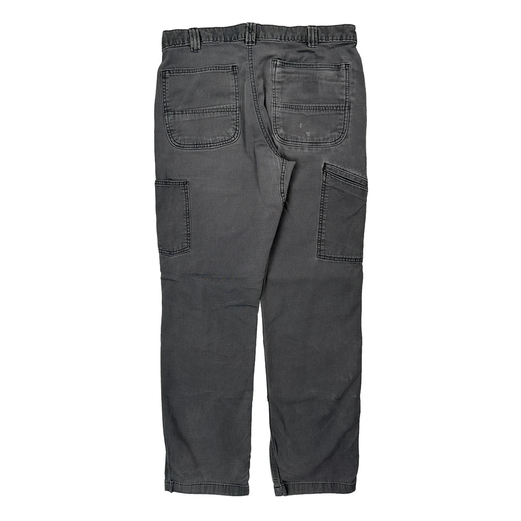 Carhartt Double Knee Carpenter Trousers - 32W 31L Grey Cotton