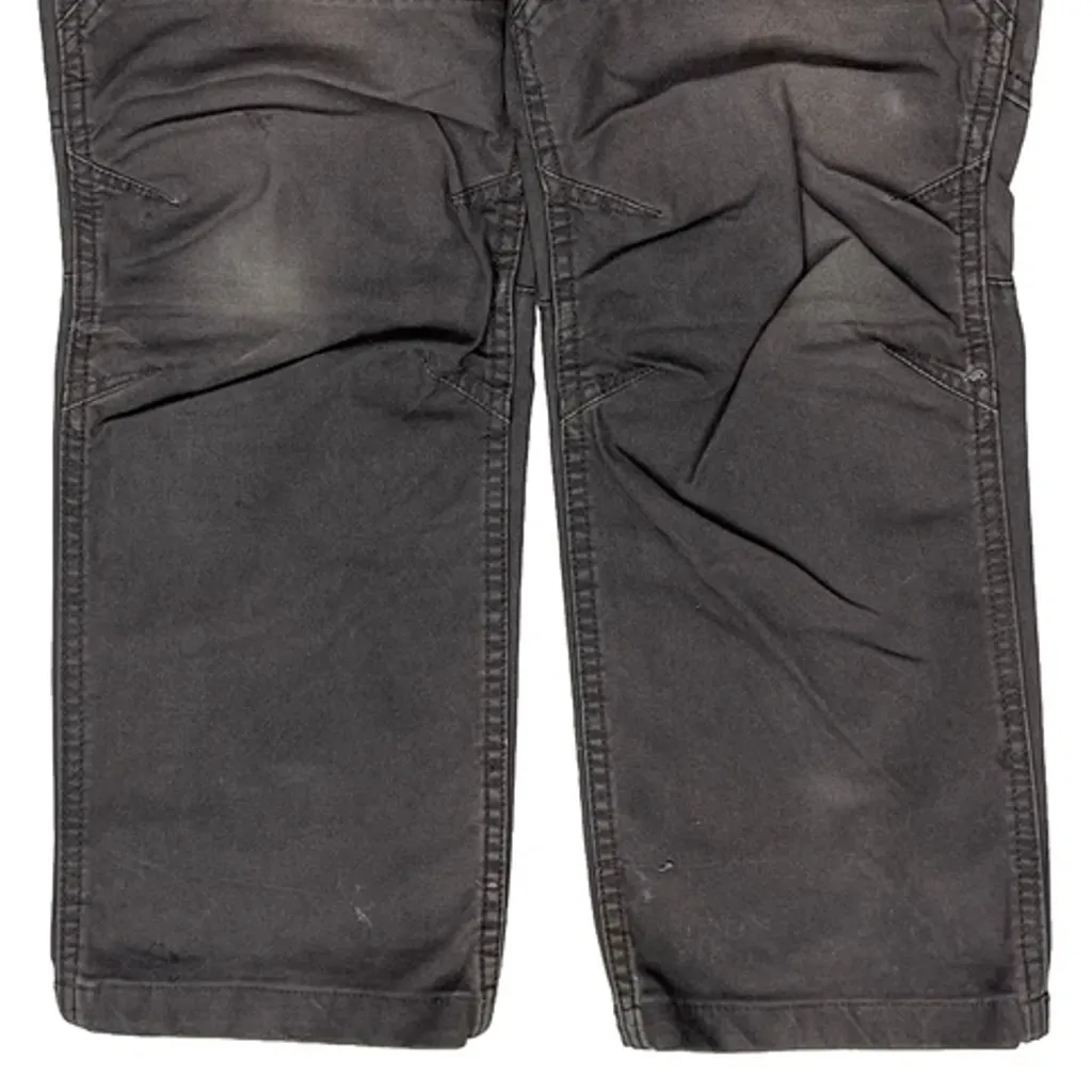 Carhartt Carpenter Trousers - 32W 26L Grey Cotton - Image 9