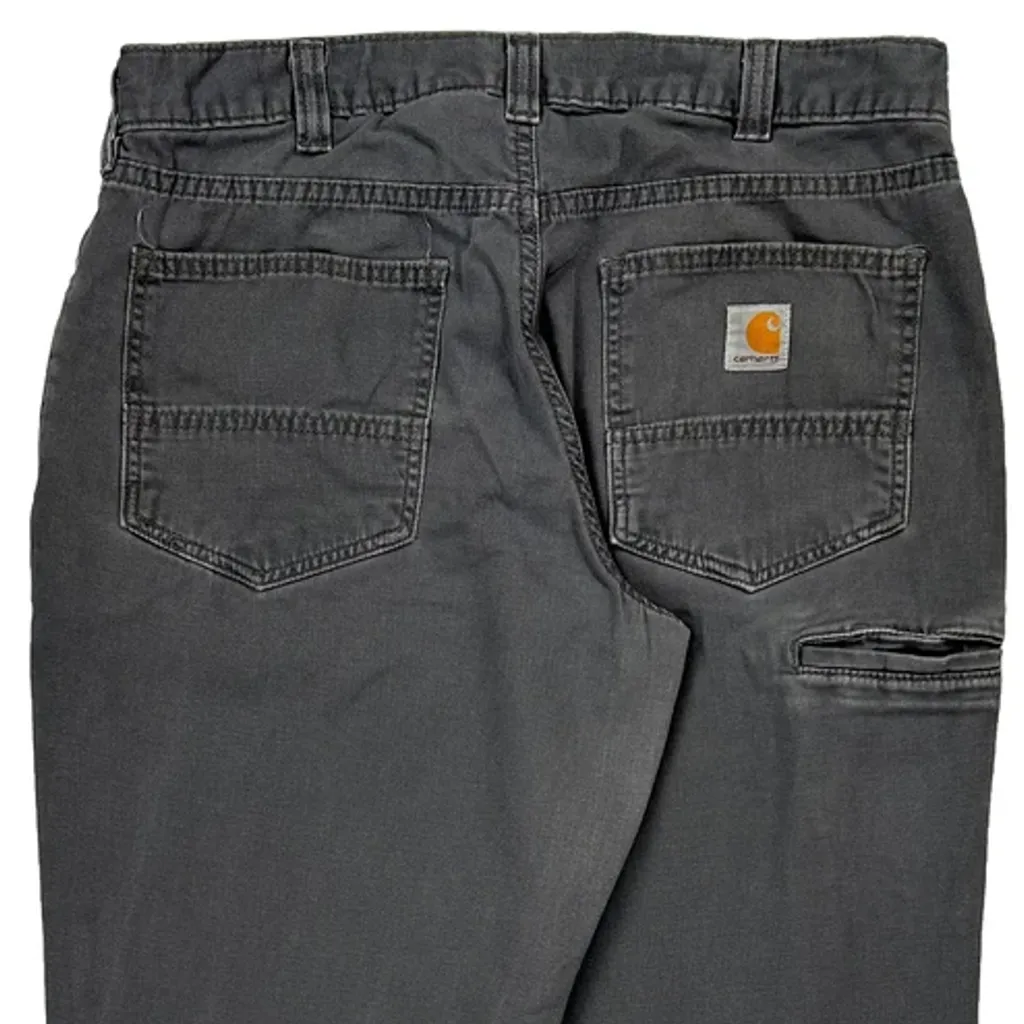 Carhartt Carpenter Trousers - 32W 30L Grey Cotton - Image 8