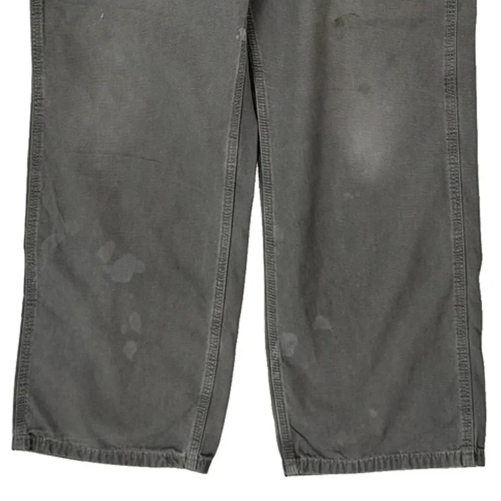 Carhartt Carpenter Trousers - 32W 30L Grey Cotton - Image 9