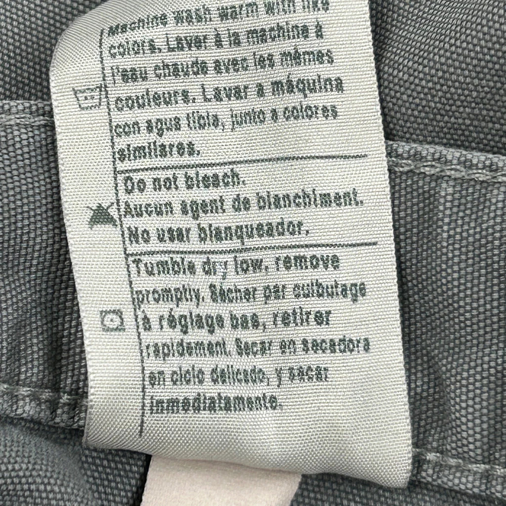 Carhartt Carpenter Trousers - 33W 29L Grey Cotton - Image 7