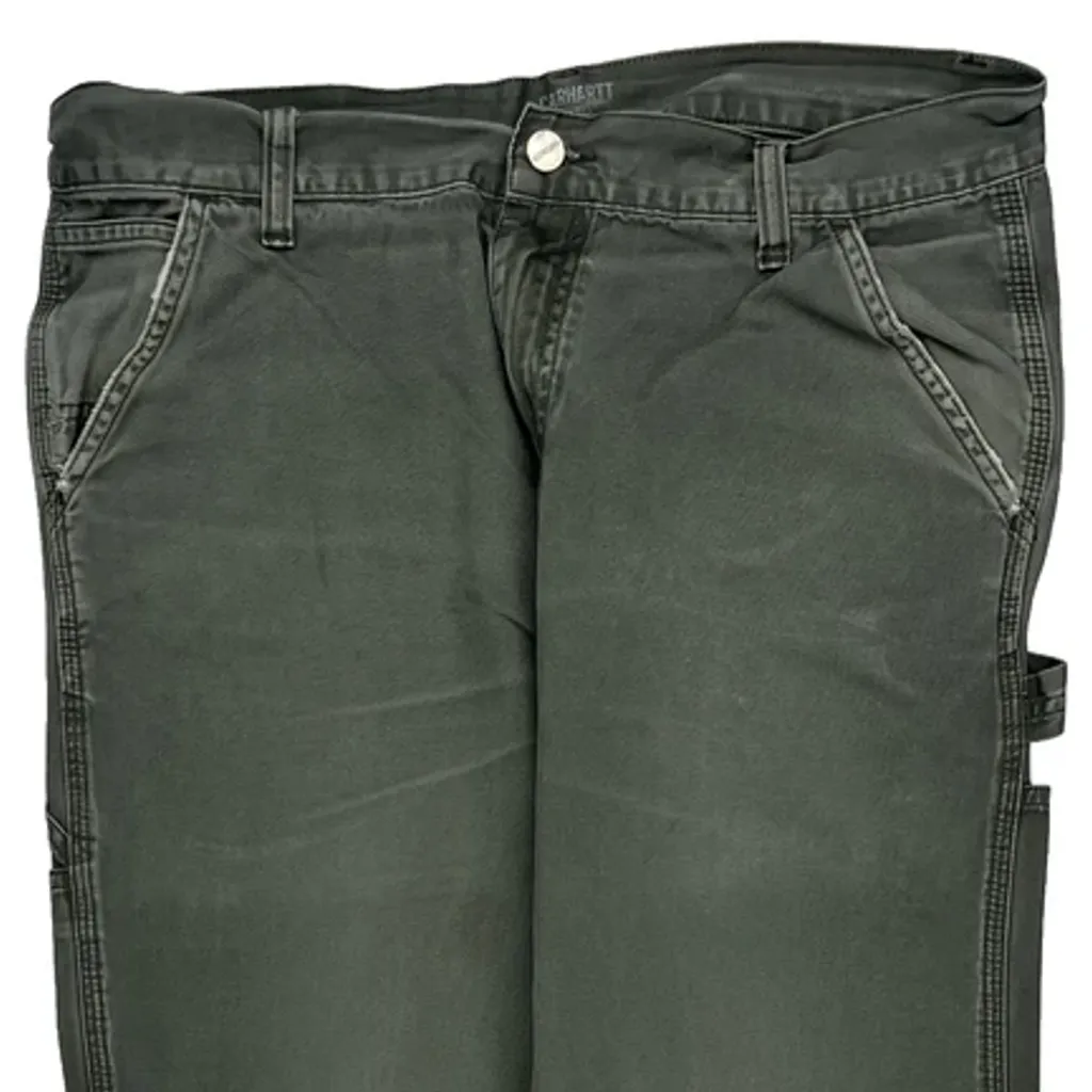 Carhartt Carpenter Trousers - 33W 30L Grey Cotton - Image 10