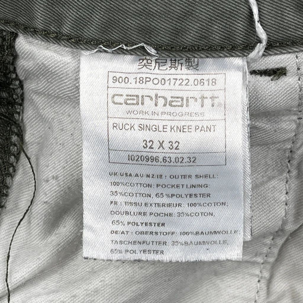 Carhartt Carpenter Trousers - 33W 30L Grey Cotton - Image 6