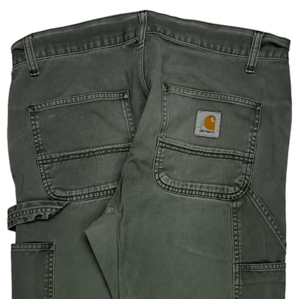 Carhartt Carpenter Trousers - 33W 30L Grey Cotton - Image 8