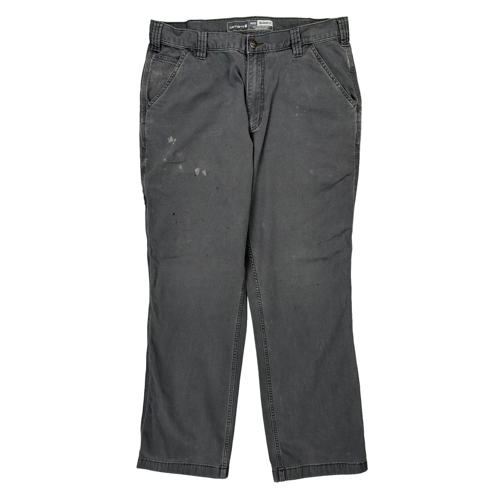 Carhartt Carpenter Trousers - 33W 30L Grey Cotton - Image 2