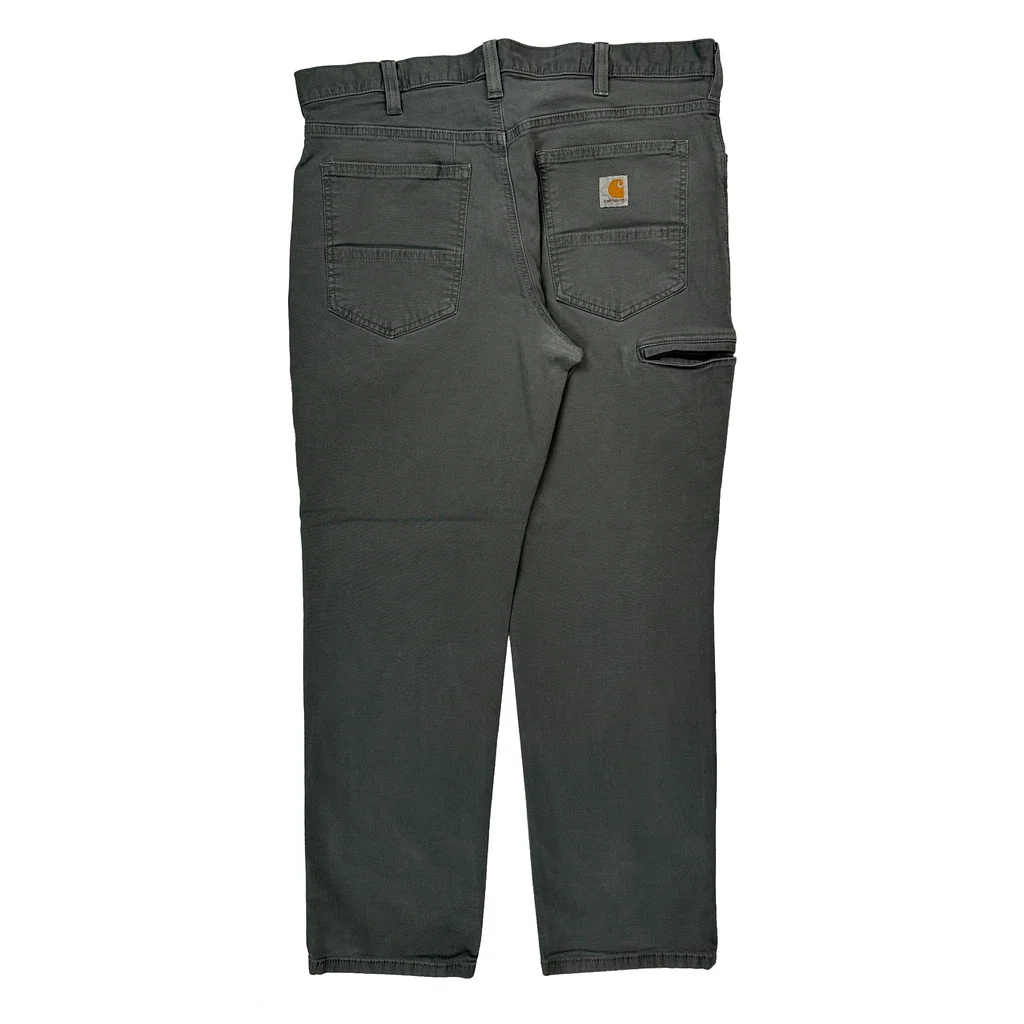 Carhartt Carpenter Trousers - 34W 30L Grey Cotton