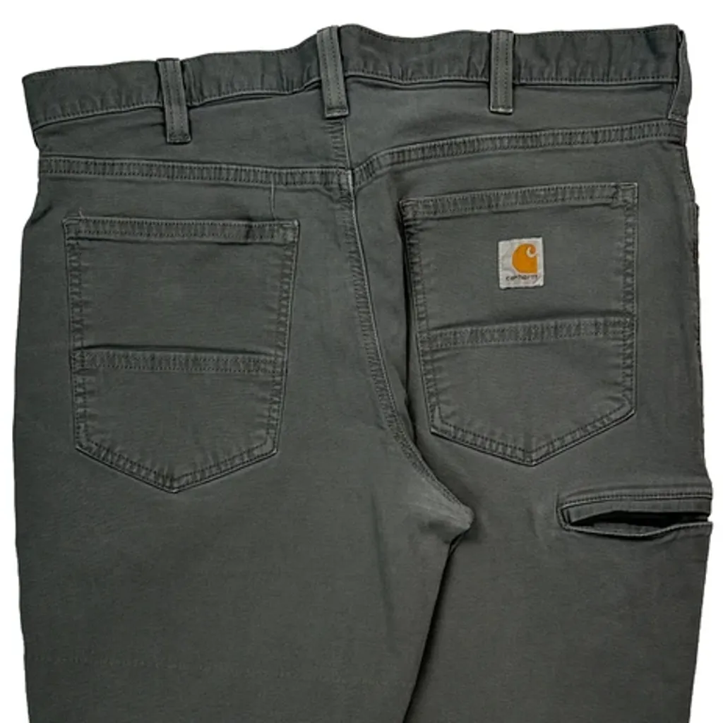 Carhartt Carpenter Trousers - 34W 30L Grey Cotton - Image 7
