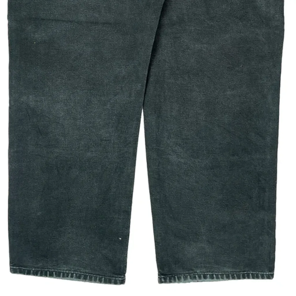 Carhartt Double Knee Carpenter Trousers - 34W 31L Grey Cotton - Image 7