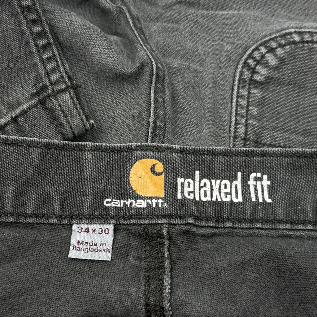 Carhartt Carpenter Trousers - 34W 28L Grey Cotton - Image 6