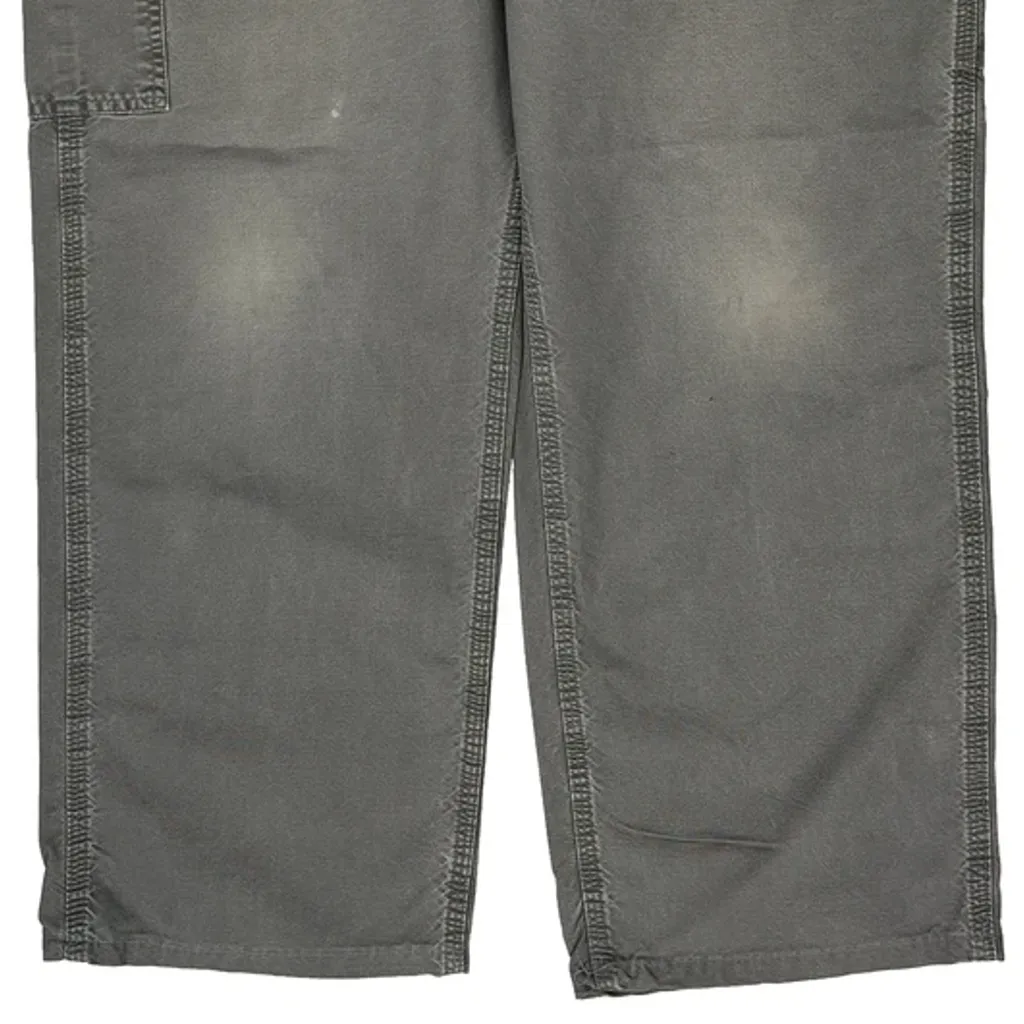 Carhartt Carpenter Trousers - 34W 27L Grey Cotton - Image 8