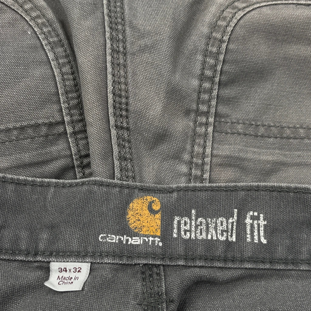 Carhartt Carpenter Trousers - 34W 30L Grey Cotton - Image 6