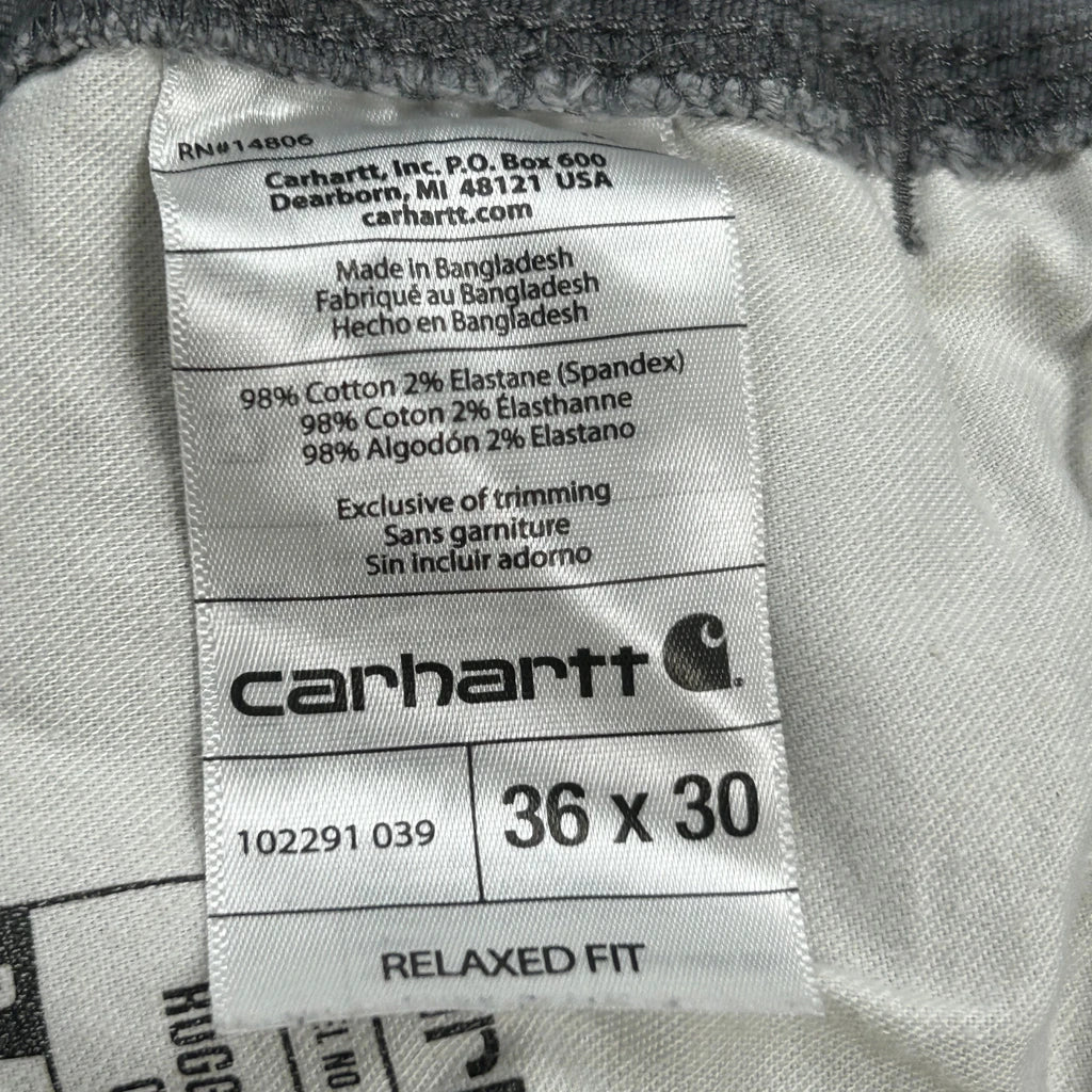 Carhartt Carpenter Trousers - 34W 29L Grey Cotton - Image 6