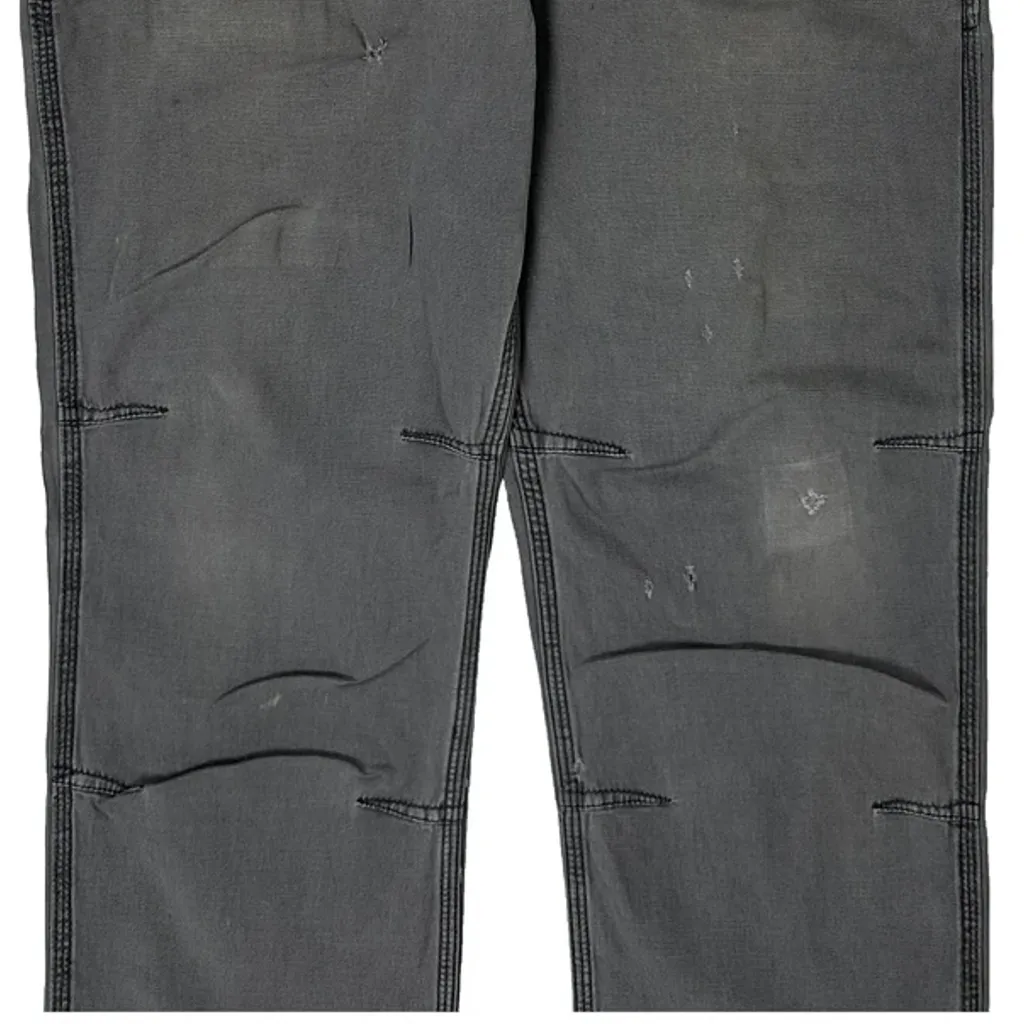 Carhartt Carpenter Trousers - 34W 30L Grey Cotton - Image 8