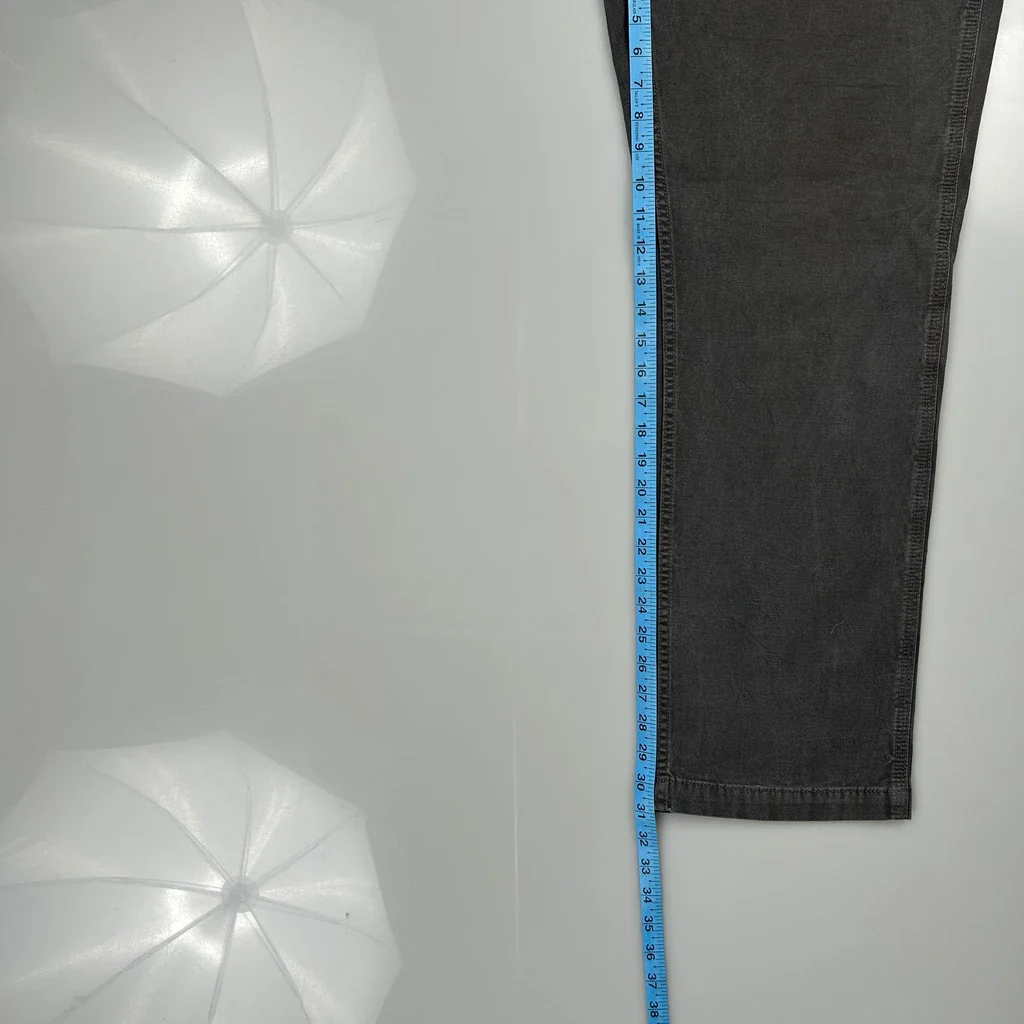 Carhartt Carpenter Trousers - 34W 31L Grey Cotton - Image 5