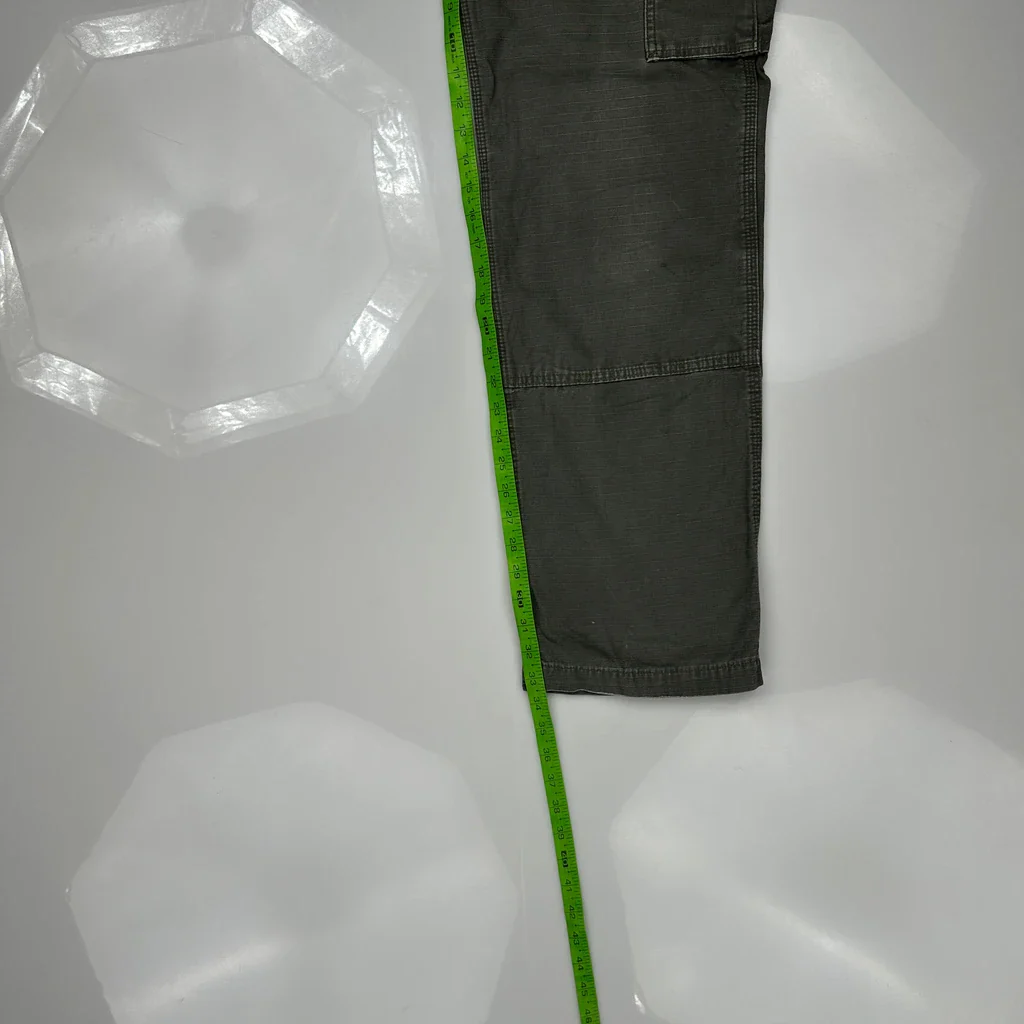 Carhartt Carpenter Trousers - 35W 34L Grey Cotton - Image 5