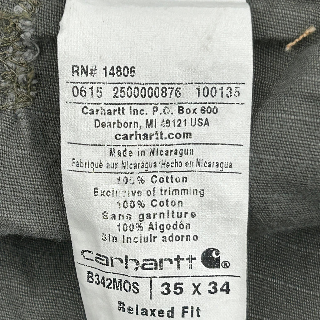 Carhartt Carpenter Trousers - 35W 34L Grey Cotton - Image 6