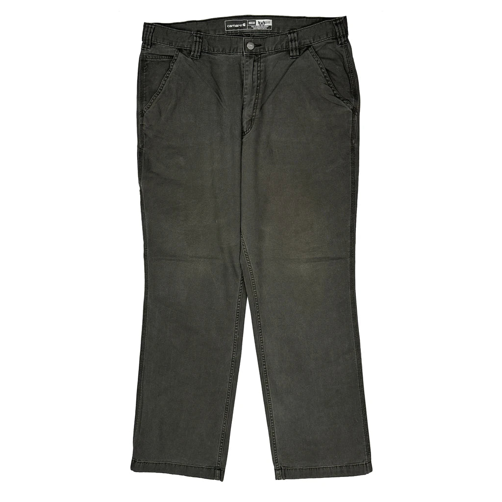 Carhartt Carpenter Trousers - 35W 30L Grey Cotton - Image 2