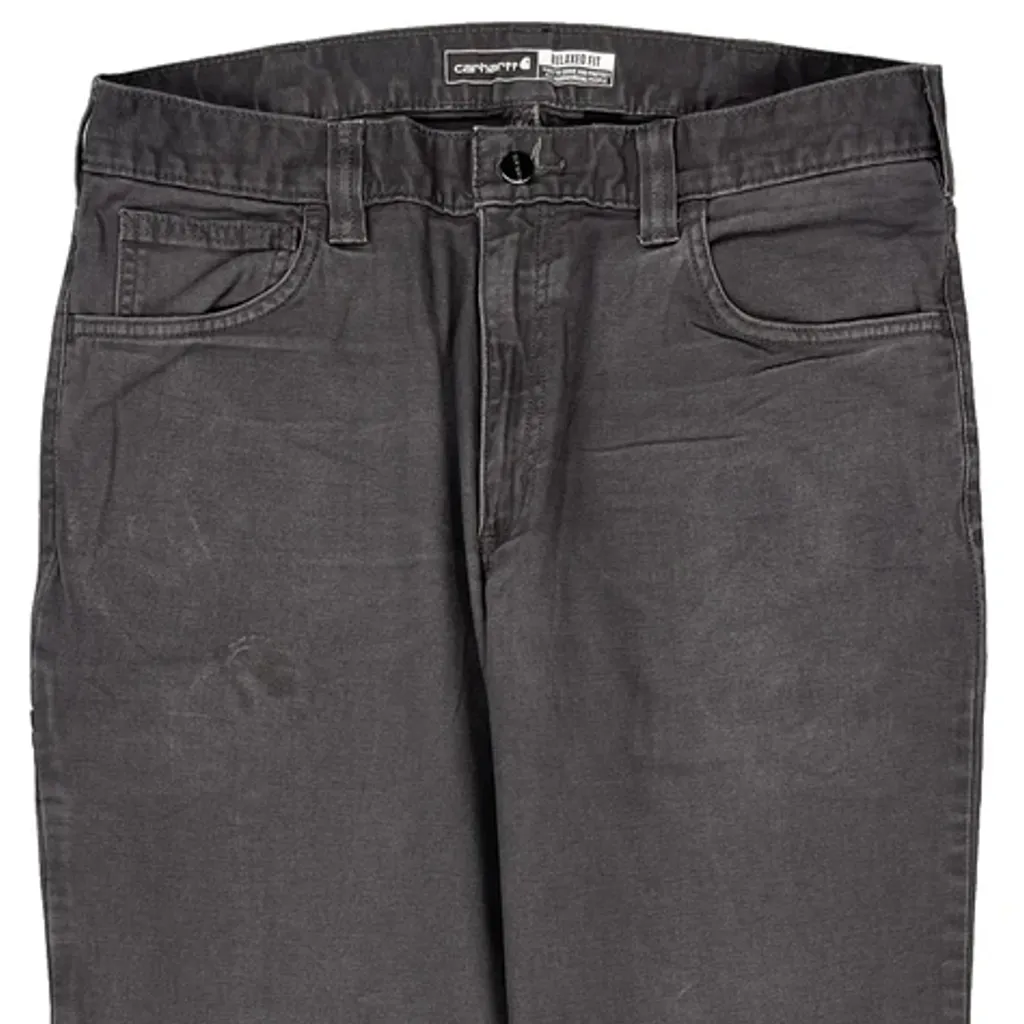 Carhartt Carpenter Trousers - 35W 30L Grey Cotton - Image 10