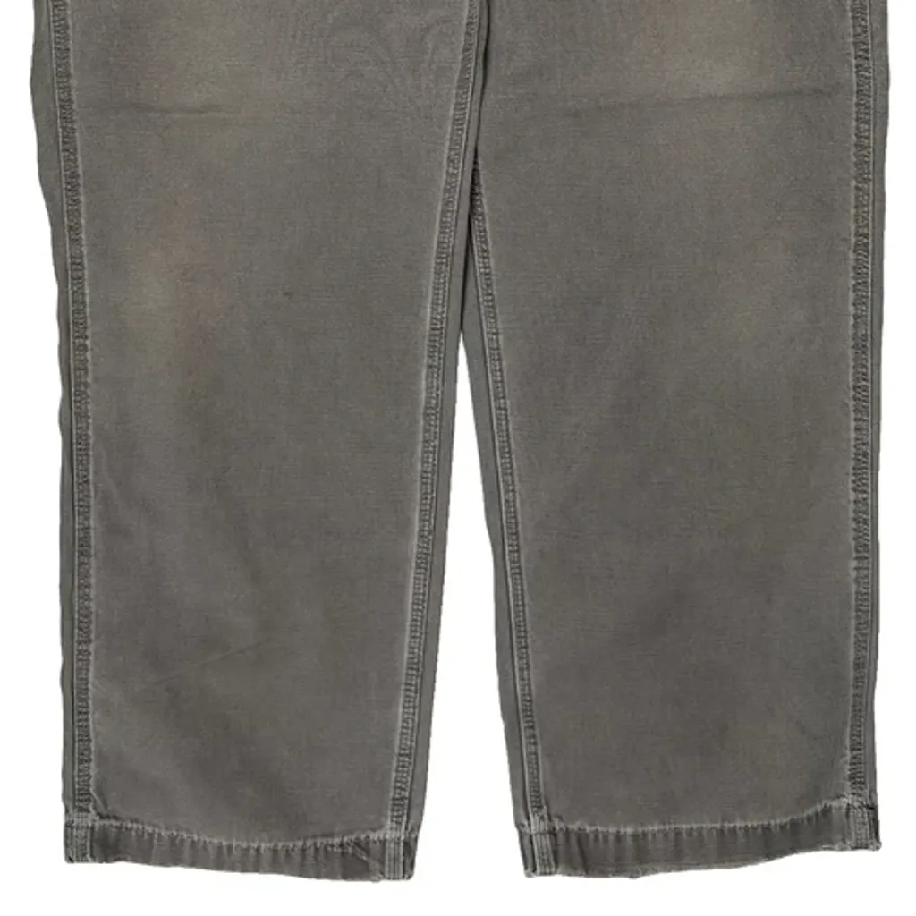 Carhartt Carpenter Trousers - 35W 31L Grey Cotton - Image 8