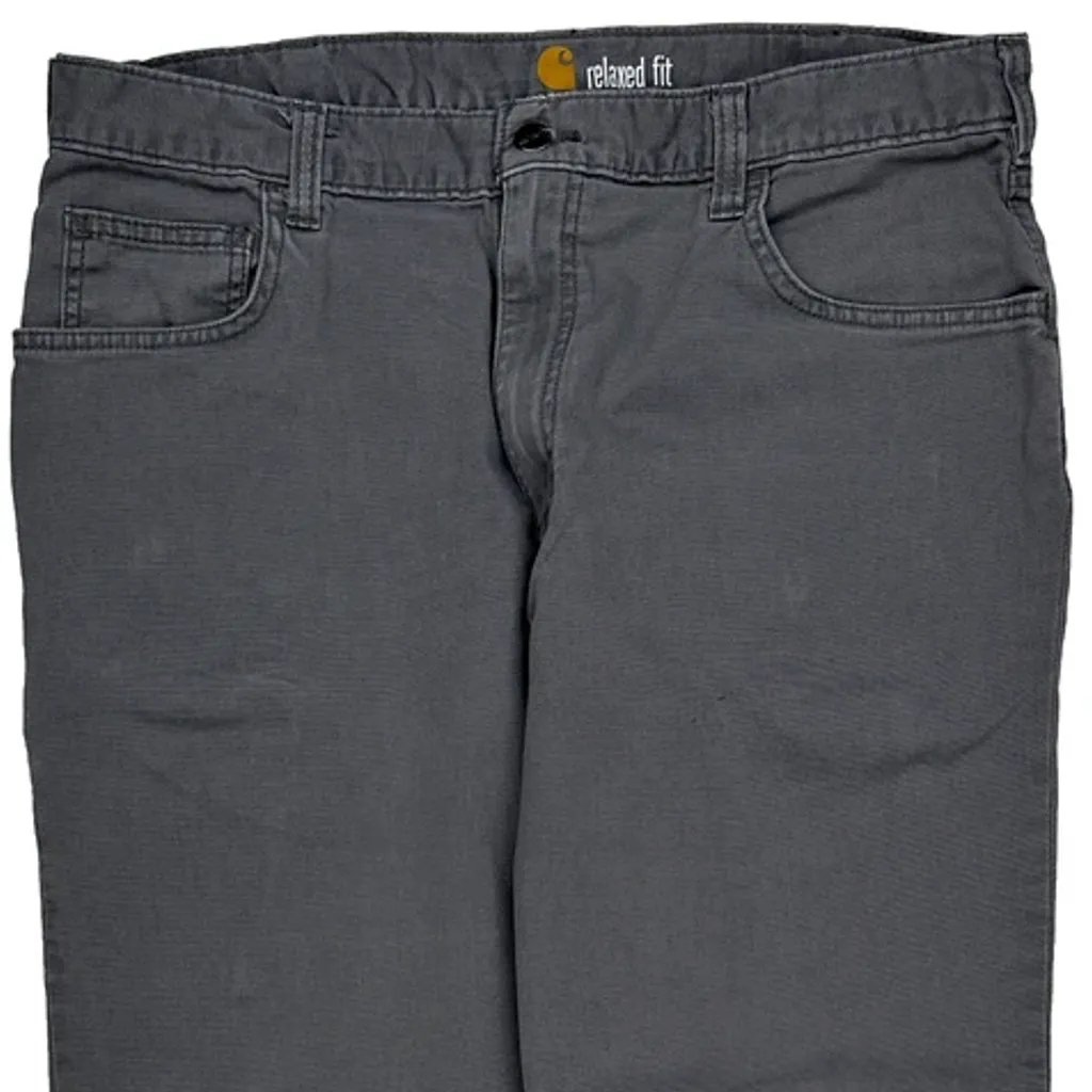 Carhartt Carpenter Trousers - 36W 29L Grey Cotton - Image 10