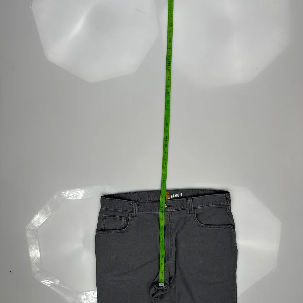 Carhartt Carpenter Trousers - 36W 29L Grey Cotton - Image 4