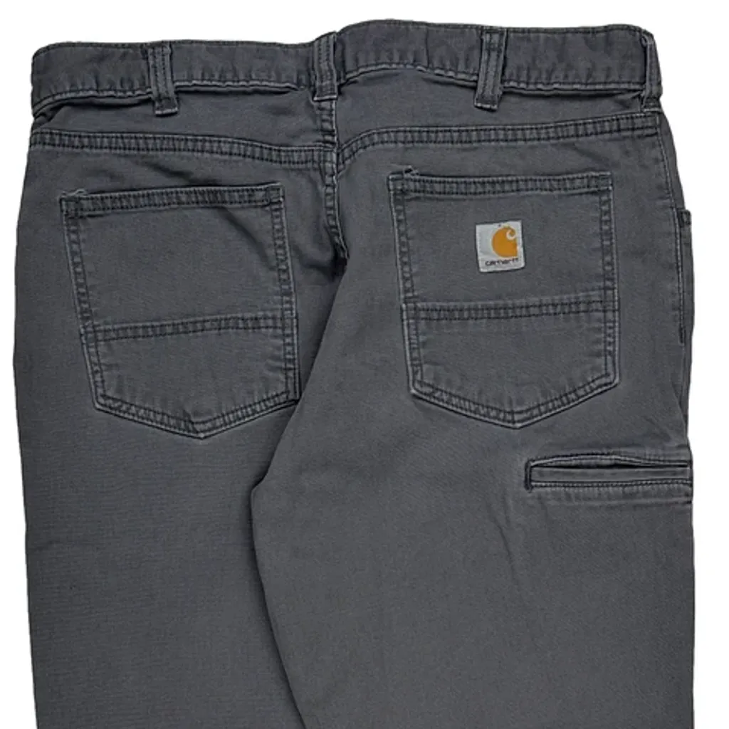 Carhartt Carpenter Trousers - 36W 29L Grey Cotton - Image 8
